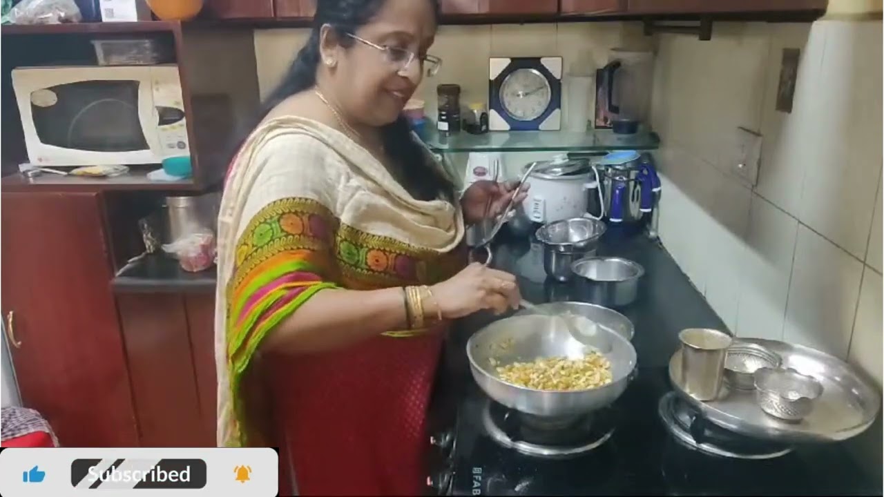 IYENGAAR FOODS- SPECIAL PREPARATION OF THAMBITT-ತಂಬಿಟ್ಟ್=LATHA-JAYARAM
