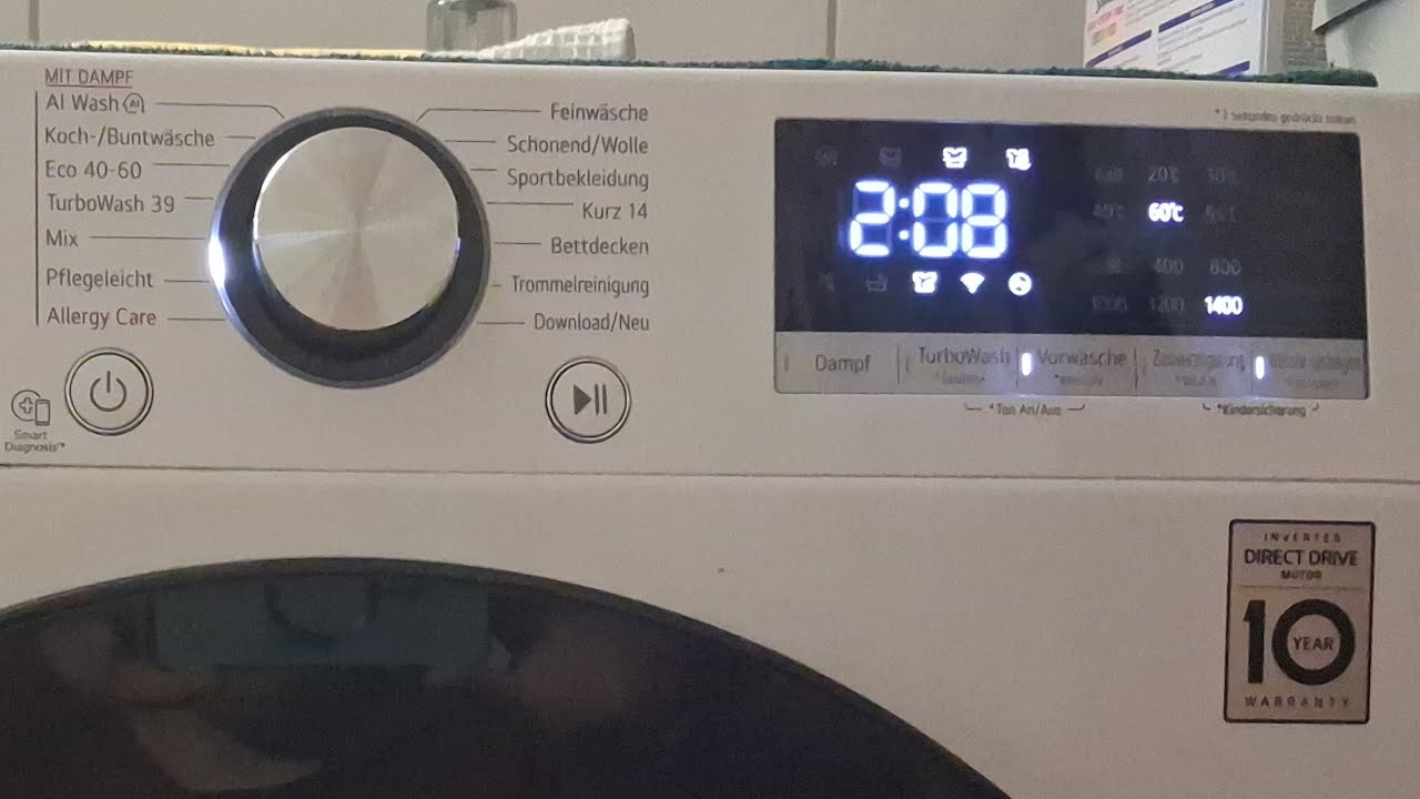 Waschmaschine Lg 1400 Schleudern 2 Studen 