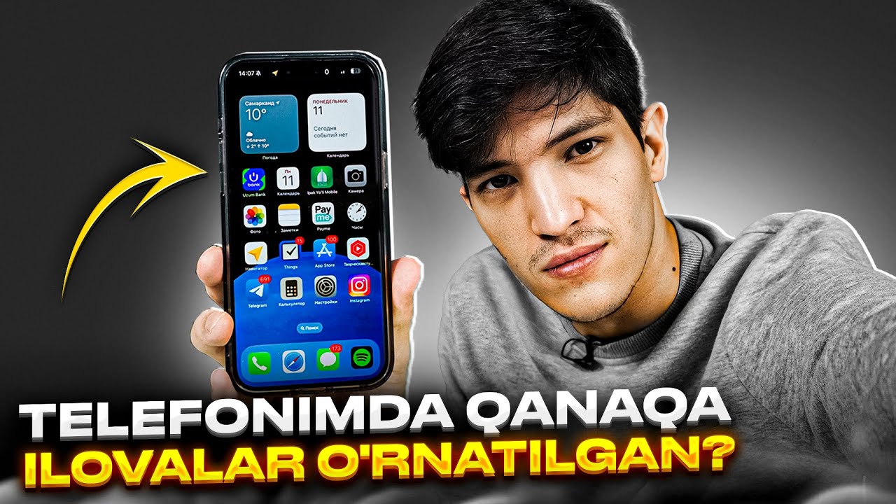 Meni telefonimda qanaqa ilovalar o'rnatilgan?