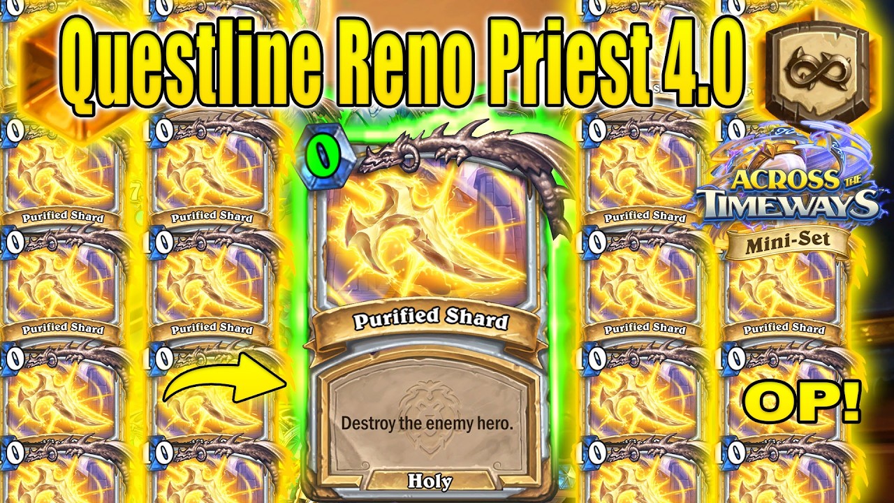 0 Mana Instant Win Games Spell Questline Reno Priest 4.0 Across the Timeways Min-Set | Hearthstone