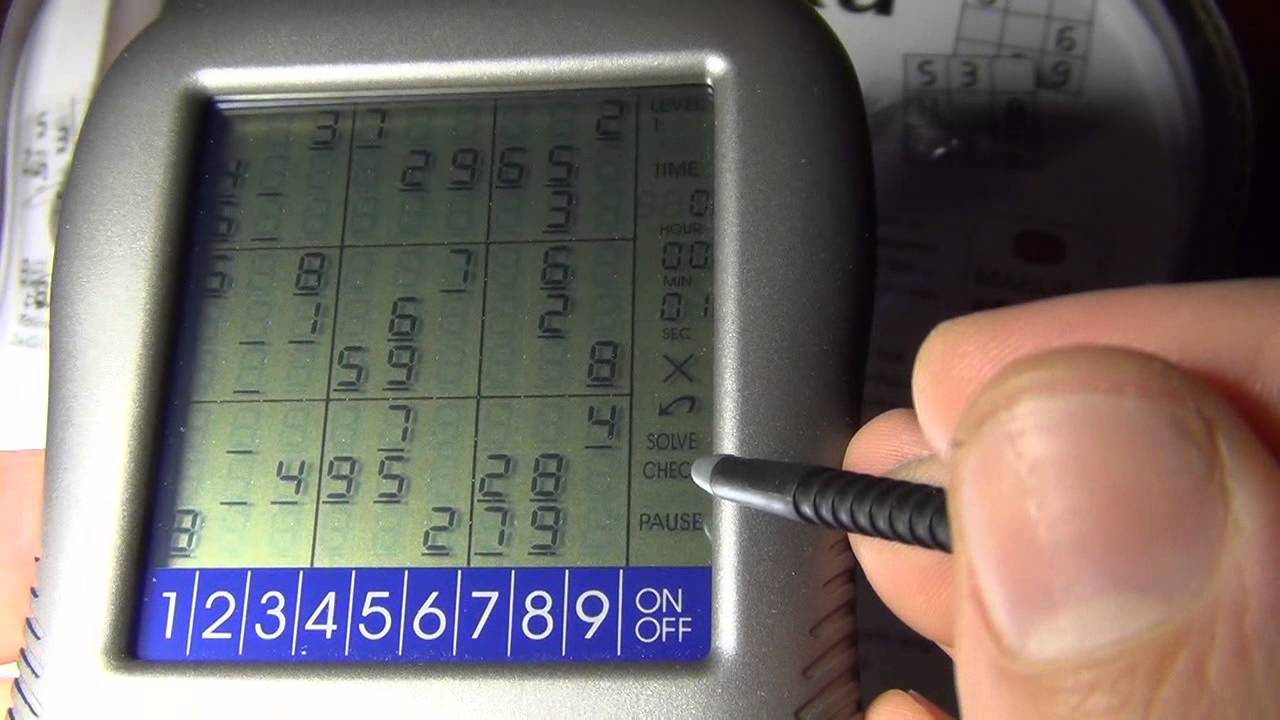 Tiq Sudoku UG322 Touch Screen with Pen Electronic Game review