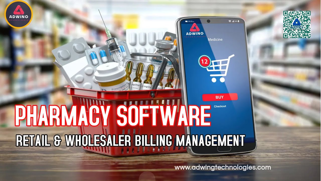 Medical Wholesale & Retail Software|Pharmacy retail Billing Software| pharma Plus Software by Adwing