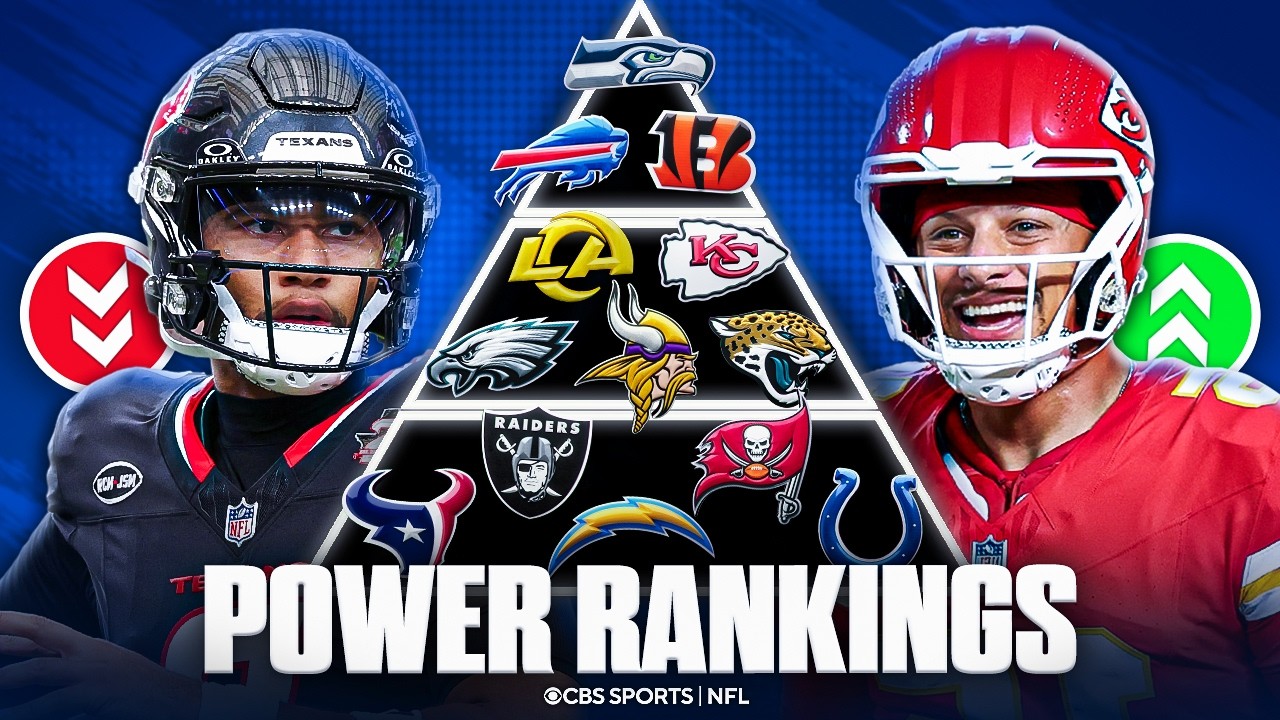 NFL Power Rankings WEEK 3 🚨: Chiefs move into Top 5 after 2-0 start, Texans plummet 12 spots?!
