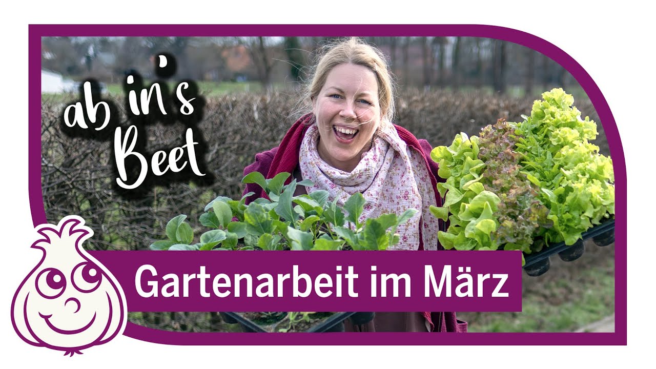 Aussaat & Gartenarbeit im März auf dem Hof