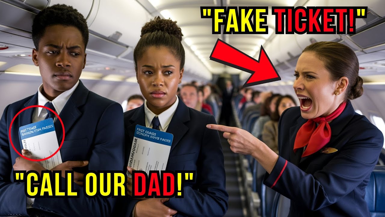 Black CEO’s Kids Kicked Out of First Class — Until Their Father Changed Everything