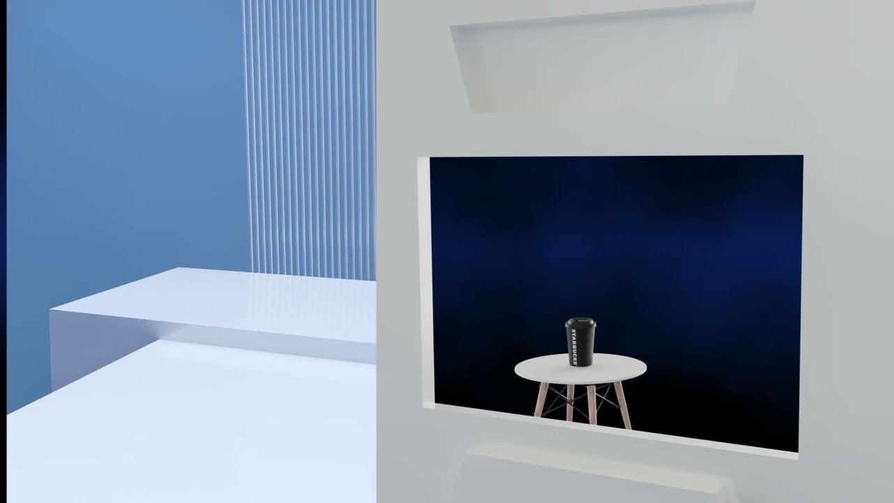 How to make background product in Blender