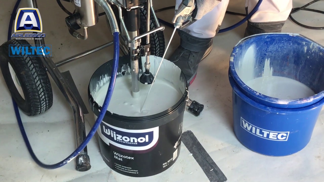 Airlessco LP655 - Het opstarten van een elektrische airless verfspuit