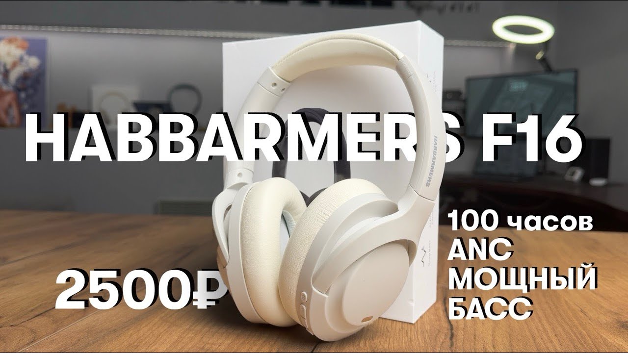 HABBARMERS F16 - 100 часов работы и ANC за 2500!?!