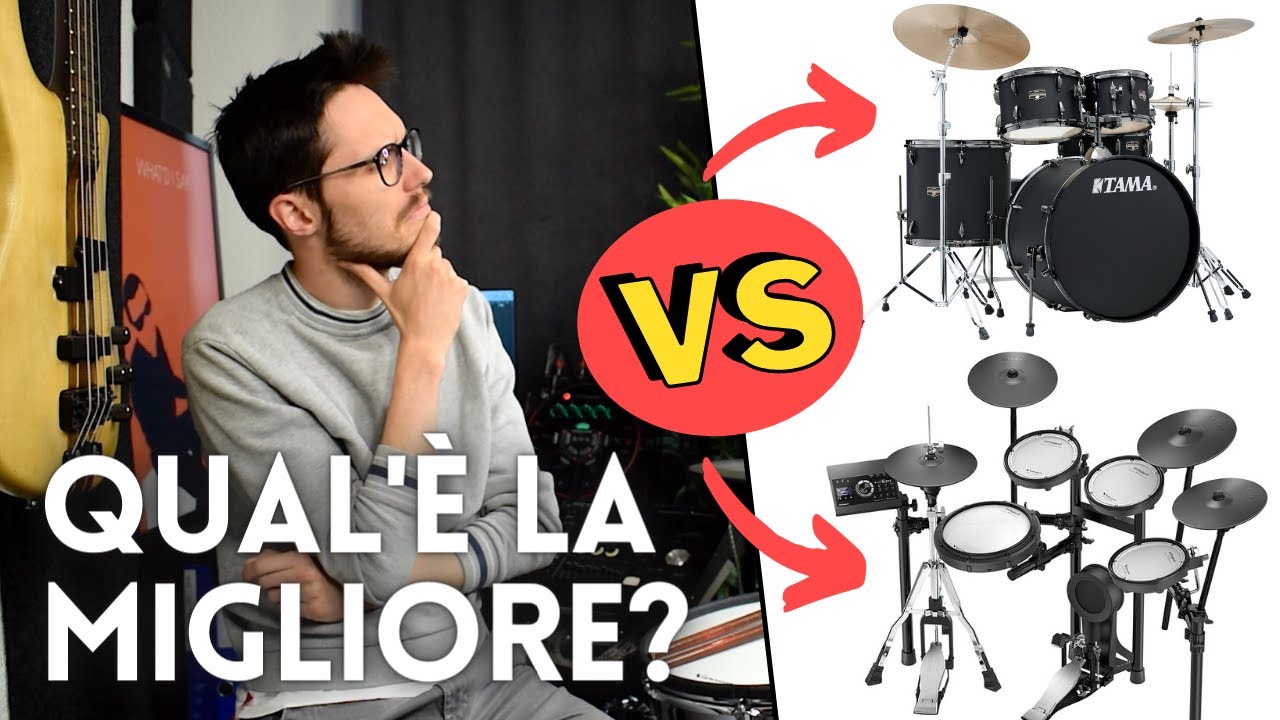 BATTERIA ELETTRONICA VS. BATTERIA ACUSTICA, Il grande dilemma! | Guida all’acquisto