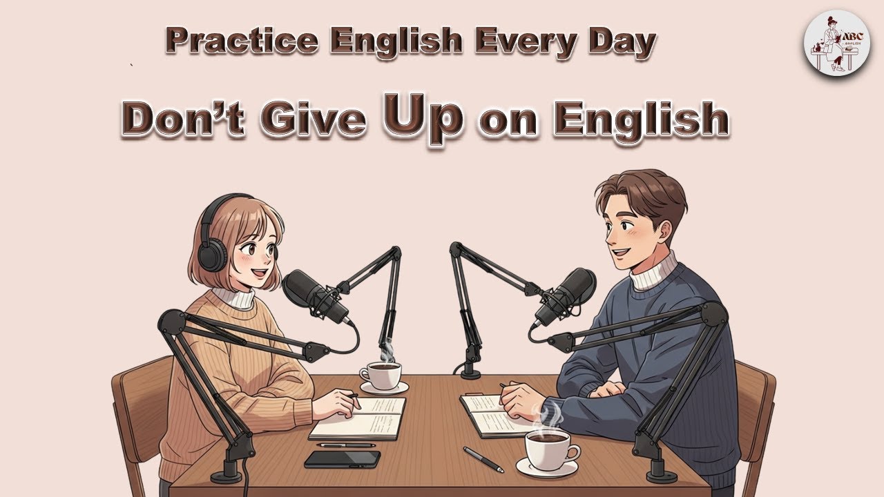 Don't give up | Learn English with Podcast | Easy English Conversations