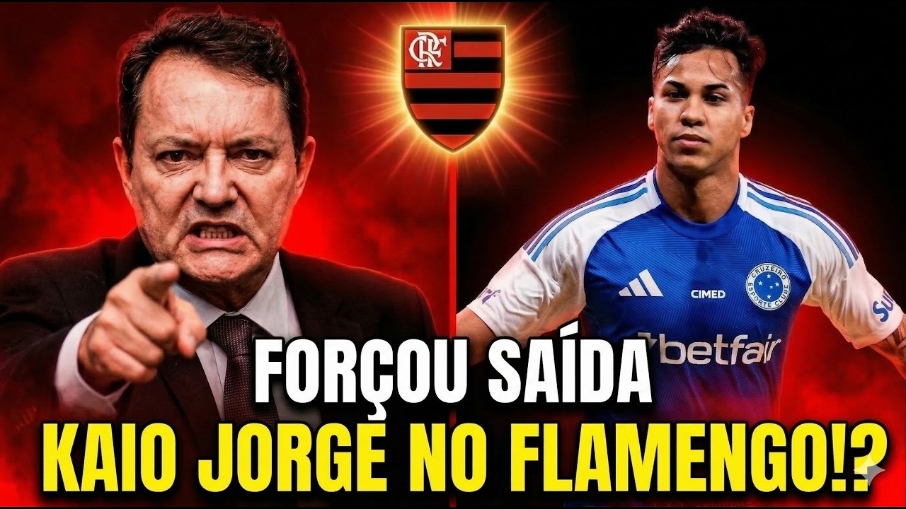 🚨 BOMBA! KAIO JORGE PEDE SAÍDA DO CRUZEIRO E FLAMENGO RETOMA NEGOCIAÇÃO!?