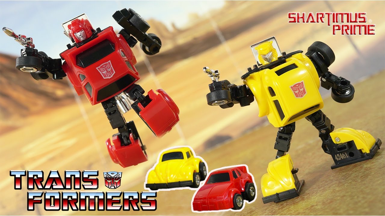 Transformers Bumblebee & Cliffjumper Missing Link G1 Inspired Takara Tomy Action Figure Review