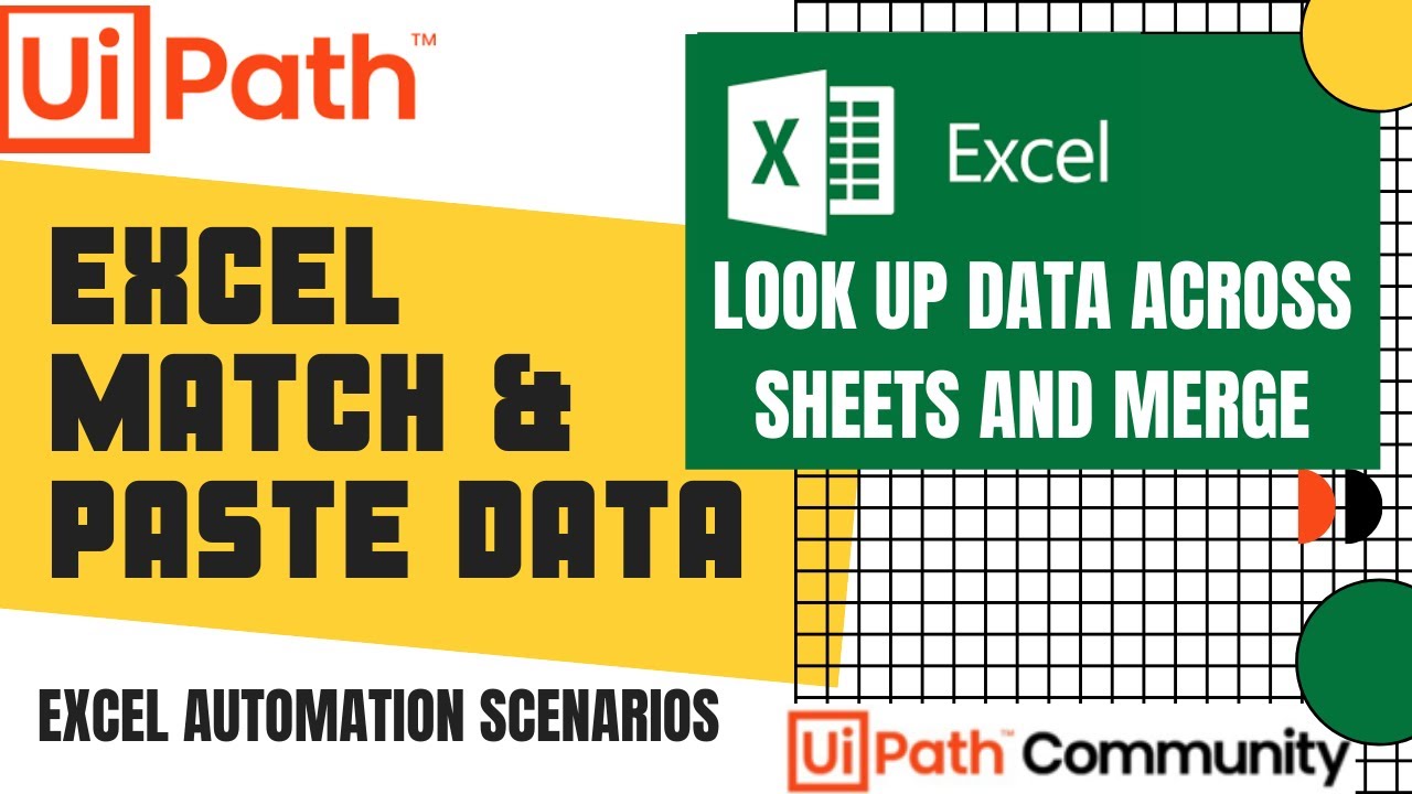 Match and Paste Data Across Sheets | Loop Datatables | UiPath | (Excel Automation UiPath)  | RPA