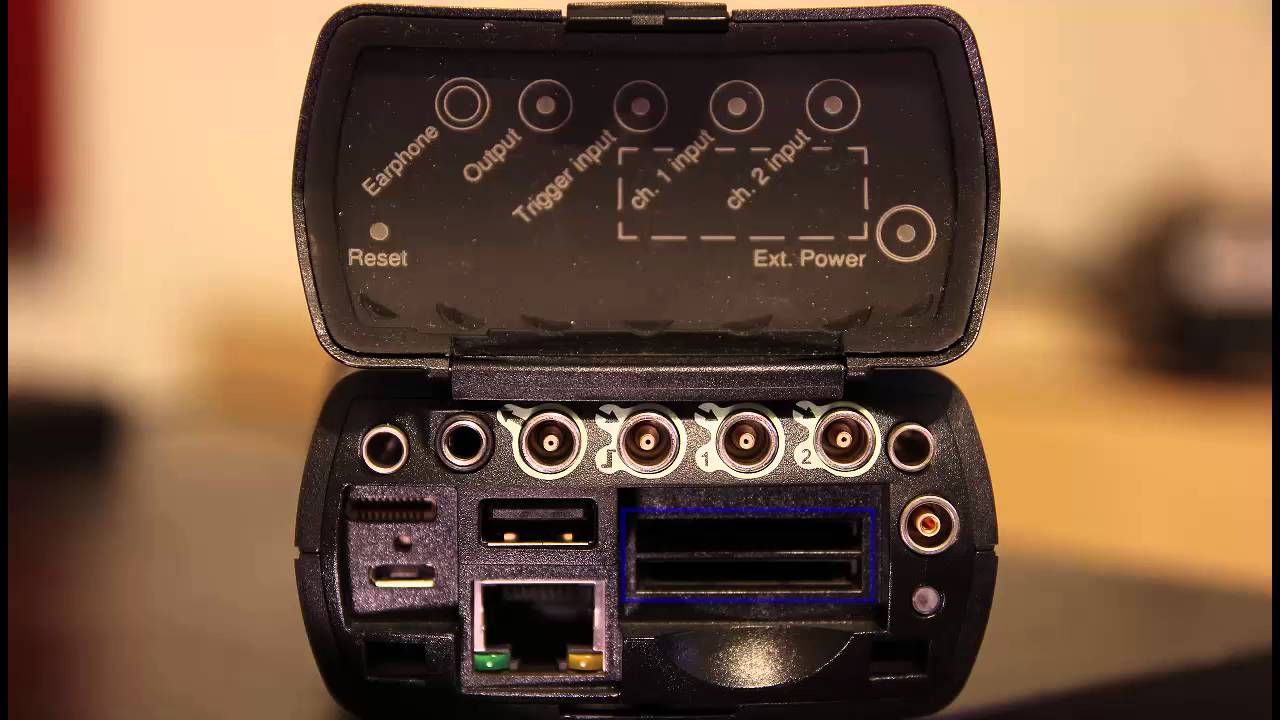 Type 2250/2270 Sound Level Meter – Connections and control buttons – Brüel & Kjær