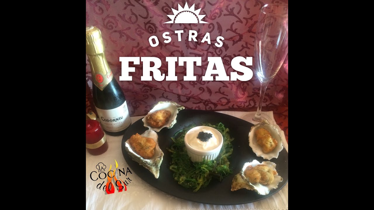 Ostras fritas con mayonesa de ostras, caviar y Wakame - La Cocina del Sur