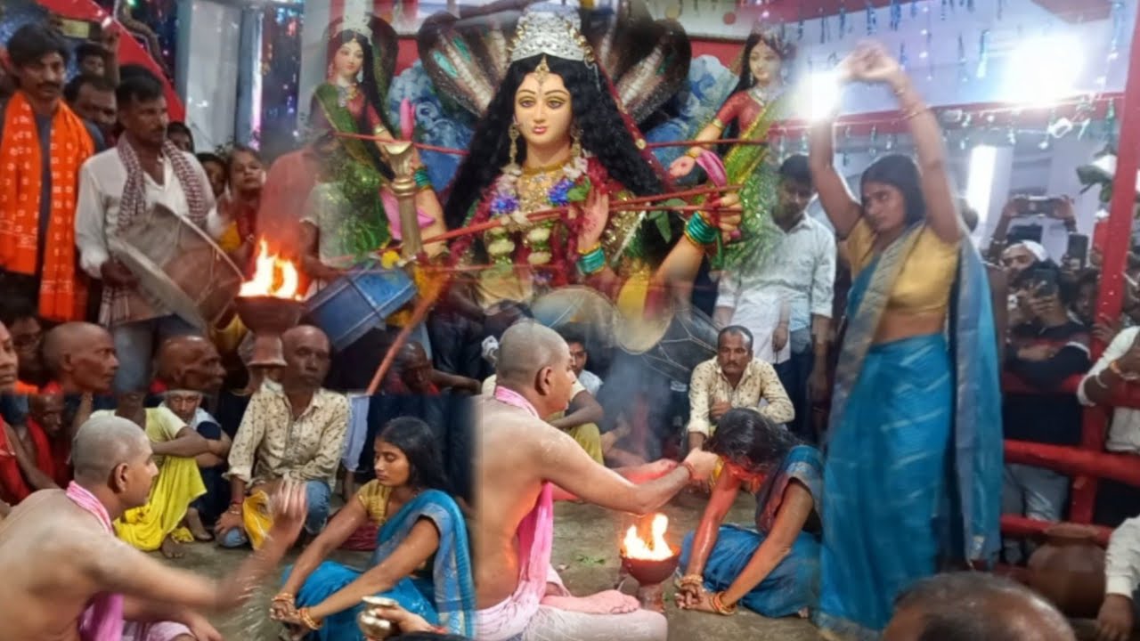 भगत के सामने प्रेत नाचने लगा।बिषहरी पूजा 2022 दासपुर।Bishari puja 2022 Daspur . Bihula Bishari 2022