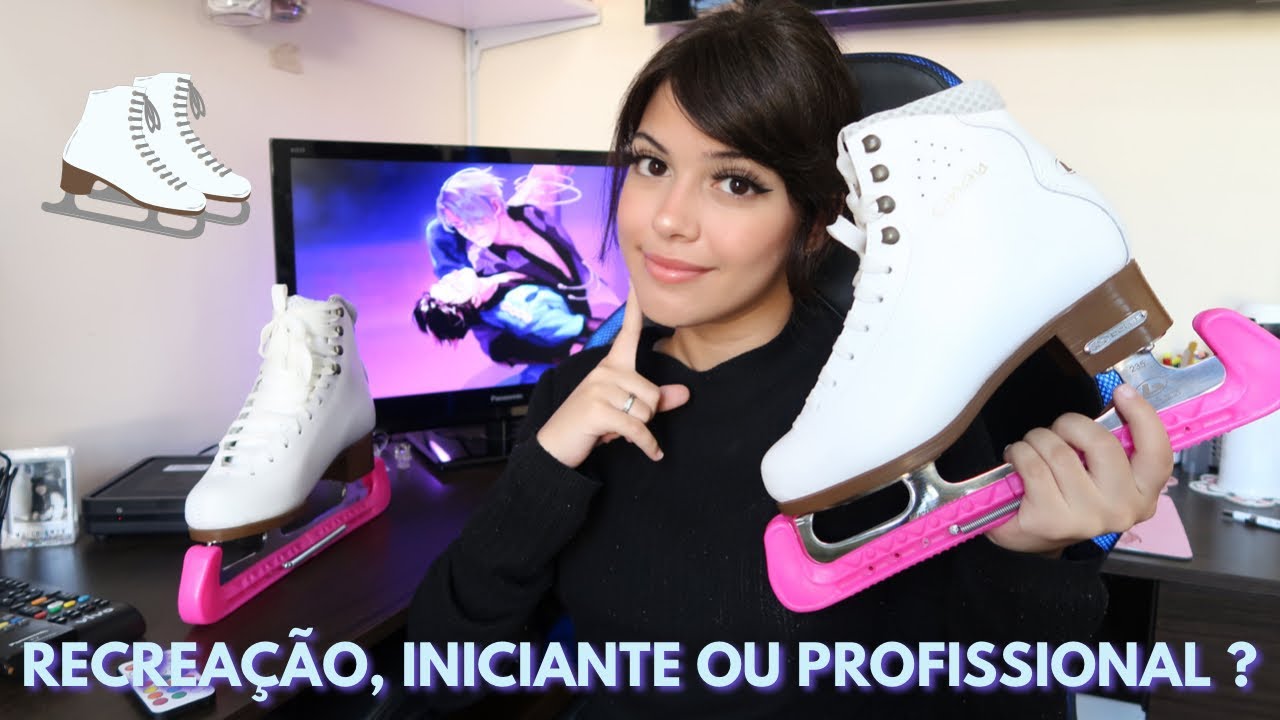 COMO IDENTIFICAR UM PATINS DE GELO PARA RECREAÇÃO, INICIANTE E PROFISSIONAL