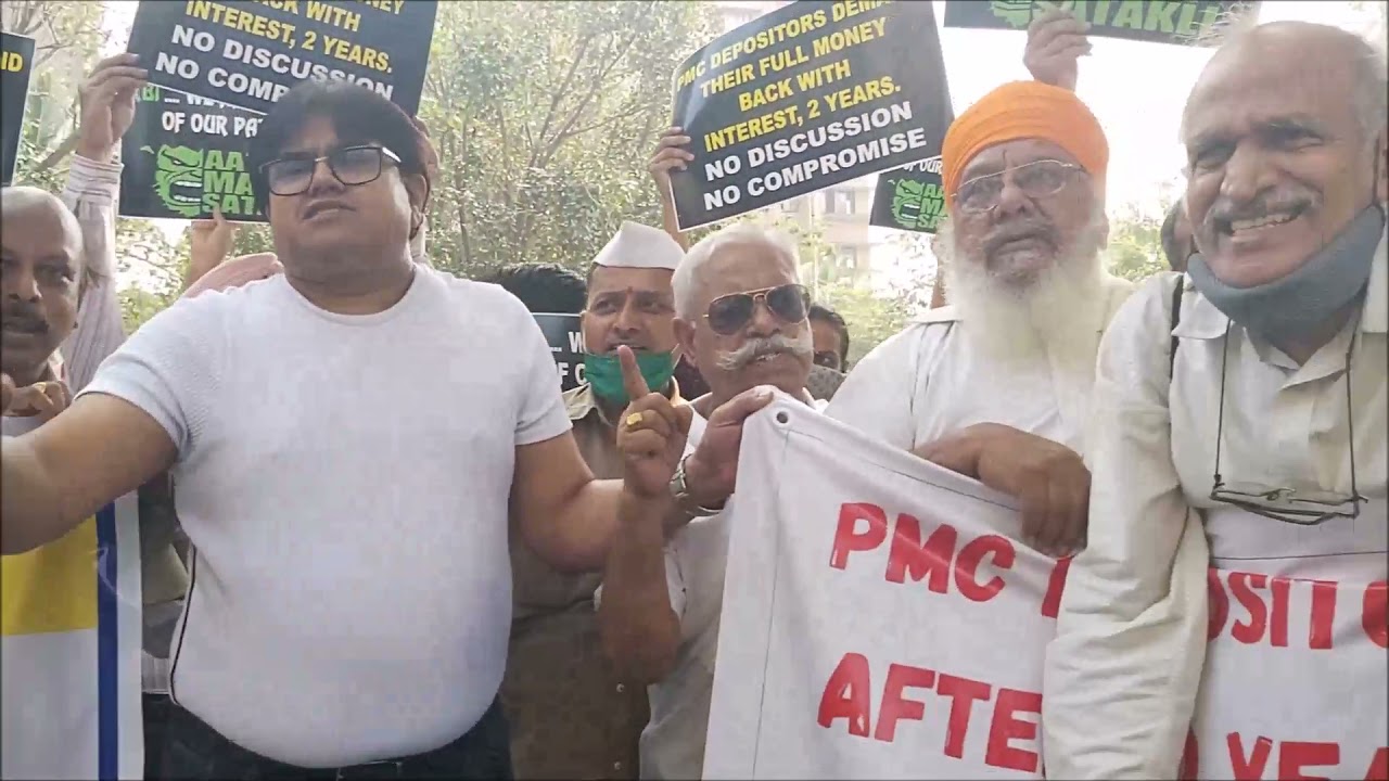 PMC Bank Depositors protest on 26 Nov 2021. #PMCBankCrisis