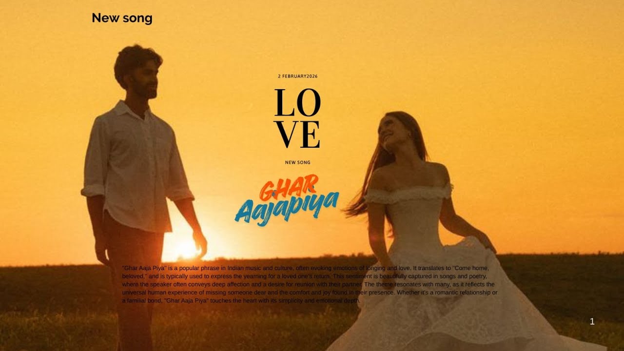 Ghar aaja piya song || Hind song 2026