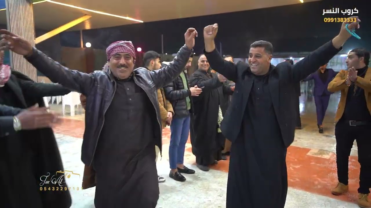 الفنان حسين أبو رسول و الفنان صطفو أبو الفوزحفلة العريس علاء العاروبة أبن العم عبدالجليل العاروبة ج1