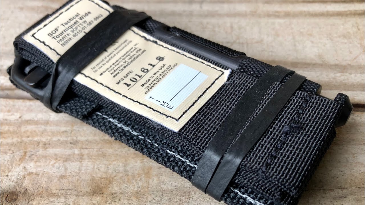 SOFTT-Wide Tourniquet | How To Flat Fold for EDC
