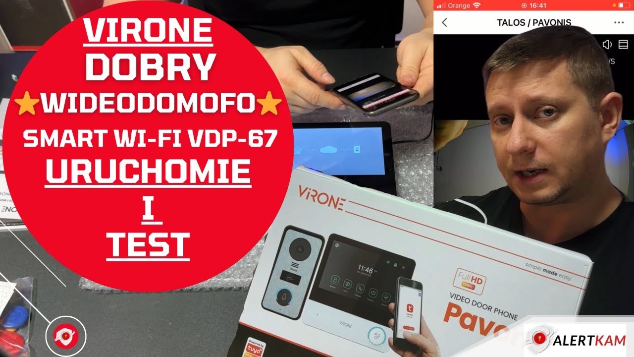 Prosty Wideodomofon Virone WI-FI Test i Uruchomienie VDP-67