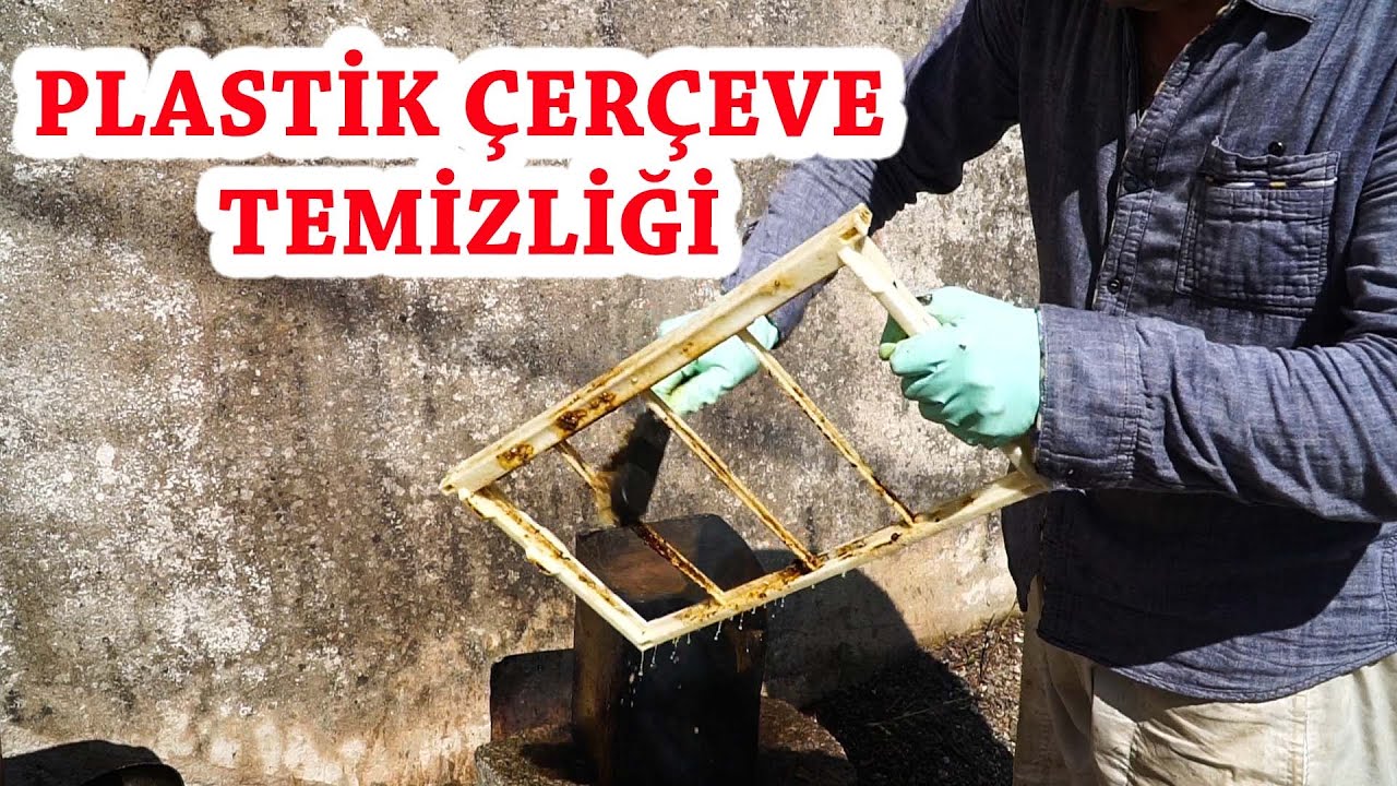 Plastik Arı Çerçevesi Temizliği ve Balmumu eritme  | How to clean plastic frame & old wax recycling