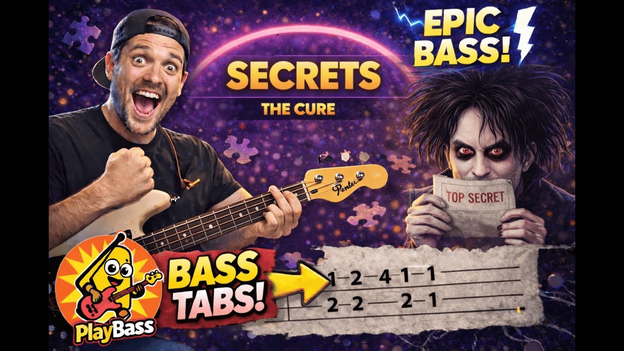 Secrets – The Cure (Bass Cover + Tab)