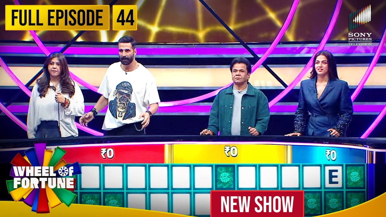 Akshay Kumar | Ep 44 | Ekta Kapoor, Wamiqa Gabbi & Rajpal Yadav | Wheel of Fortune