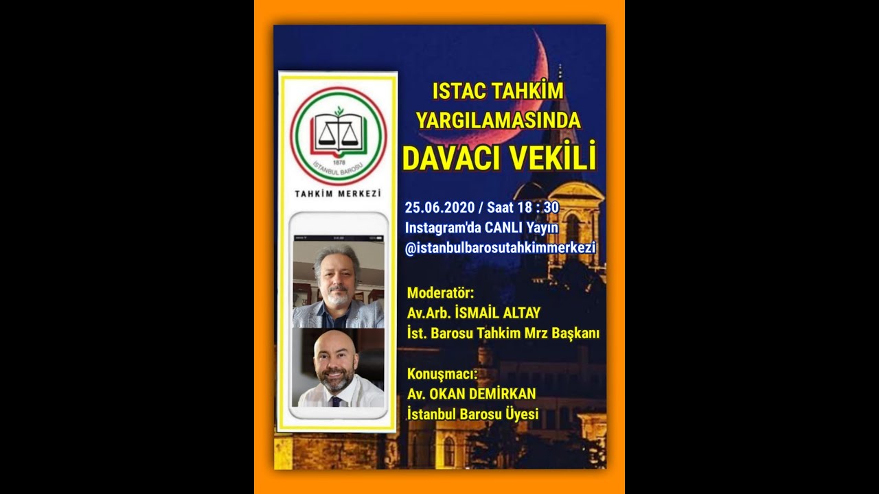 ISTAC TAHKİM YARGILAMASINDA DAVACI VEKİLİ