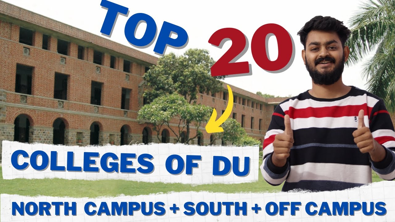 Top 20 colleges of Delhi University 😱😱 NORTH + SOUTH + OFF campus
