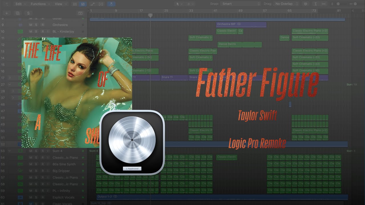 Taylor Swift – Father Figure (Logic Pro Recreation)