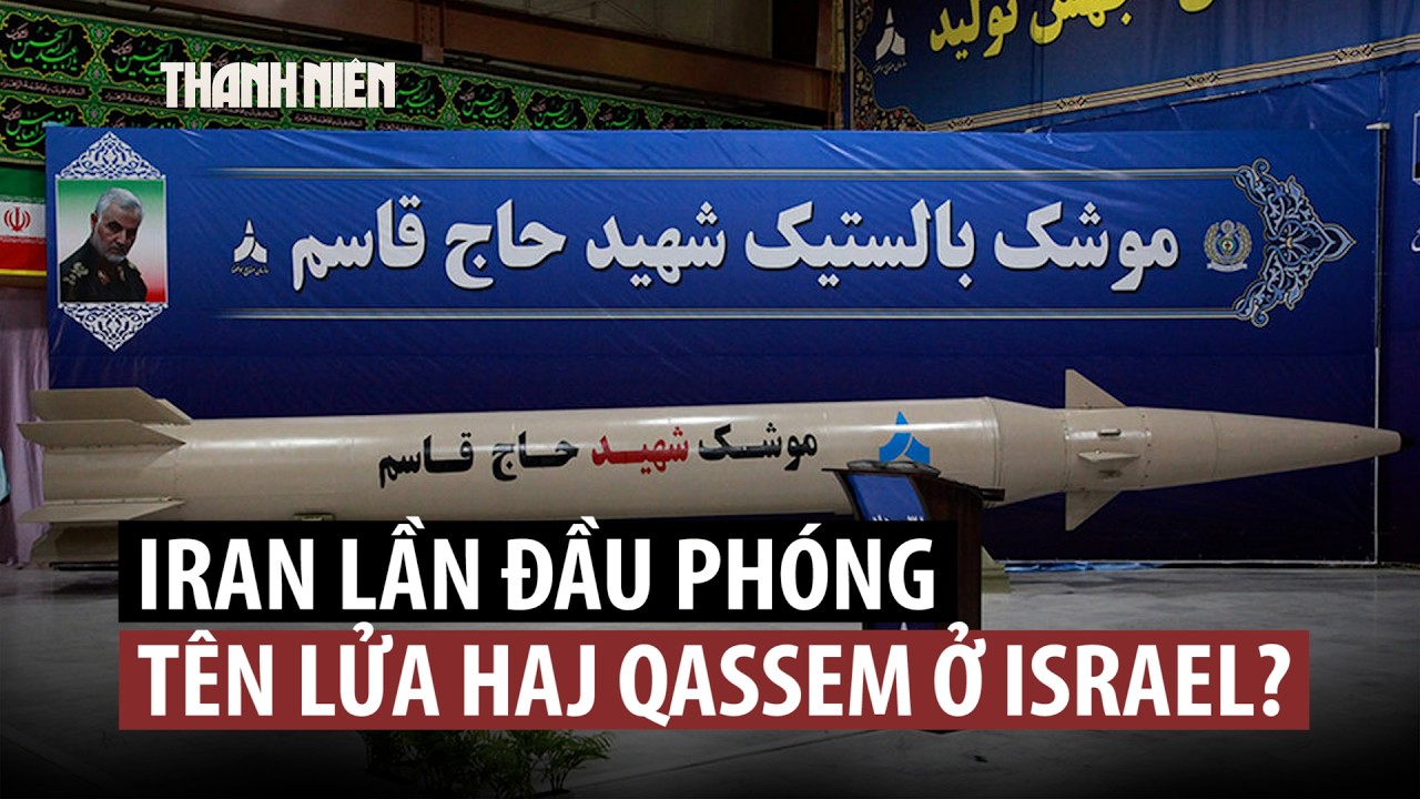 Tên lửa đạn đạo mới của Iran lần đầu tấn công Israel, căn cứ Mỹ