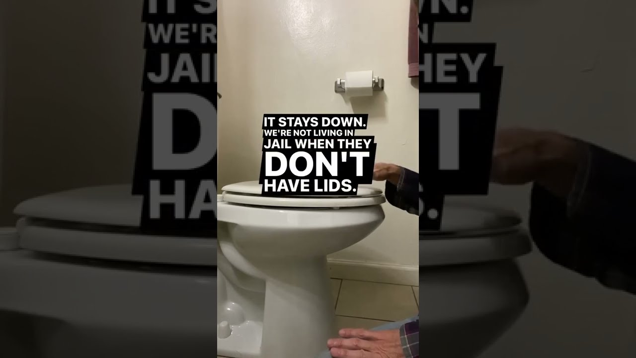 Bathroom Etiquette -  Lid Down