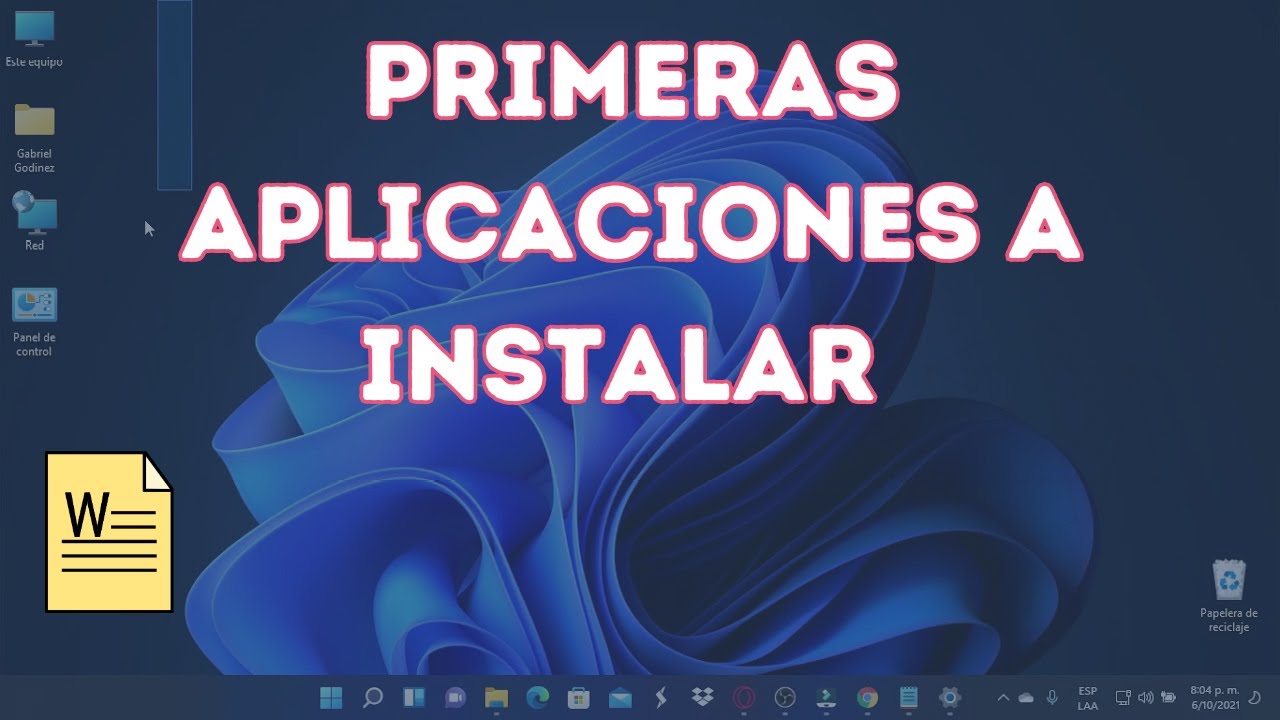 Que aplicaciones debo instalar primero 💻 | curso de computación desde cero