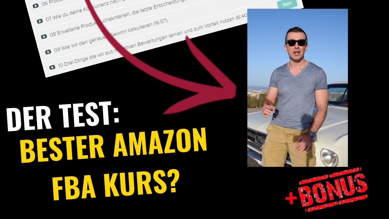 Amazon FBA &Uuml;berholspur Erfahrungen von Marcus