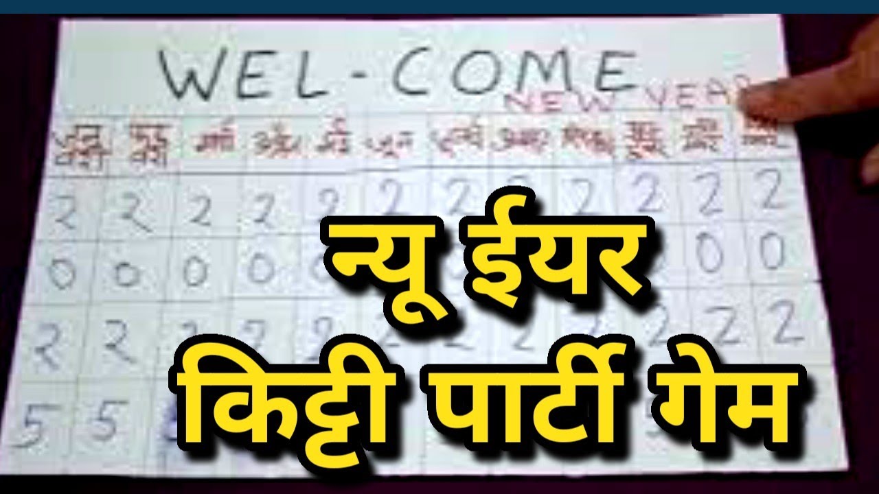 New Year Theme Game 😍 Ladies Kitty Party Game, One Minute Game/ family fun