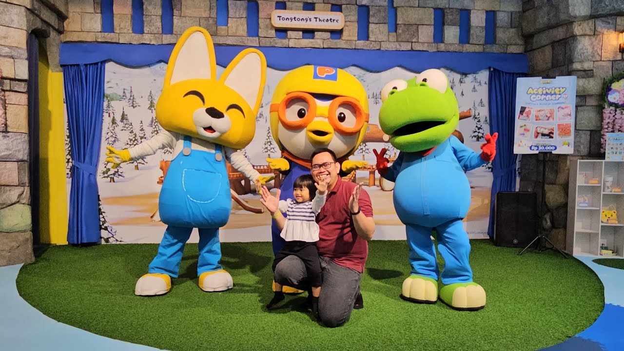Daddy's Girl Day Out : Pororo Park | Playing | Dancing | Jumping | Face Painting 