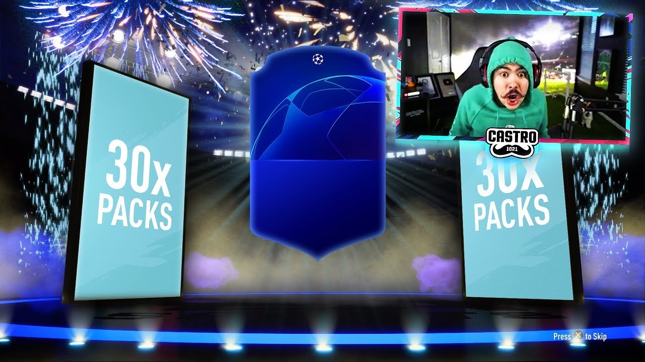 30 x 81+ CHAMPIONS LEAGUE PACKS!! OUR BEST YET!! FIFA 19