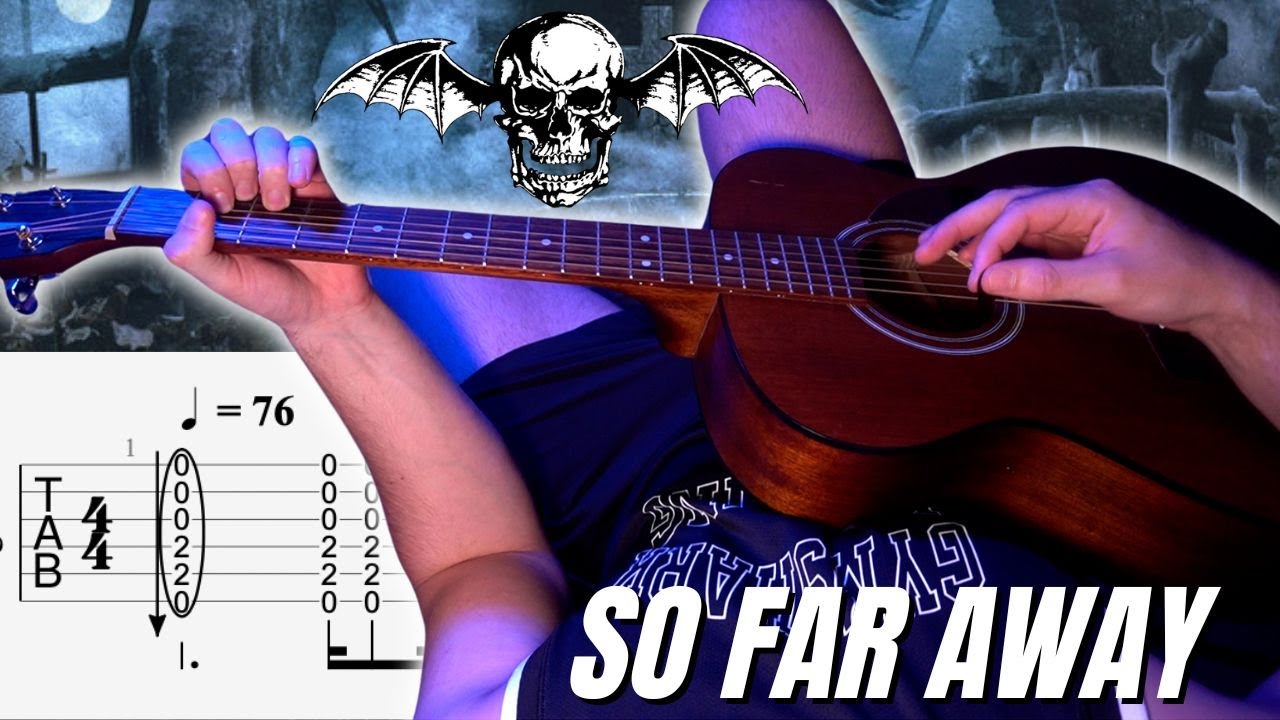Avenged Sevenfold – So Far Away POV Guitar Cover 2024 | Acoustic and Electric Guitar | SCREEN TABS