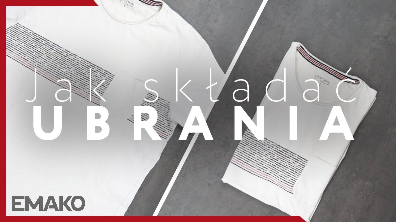 Jak składać ubrania? Szybkie sposoby na złożenie bluzy, t-shirtu i spodni