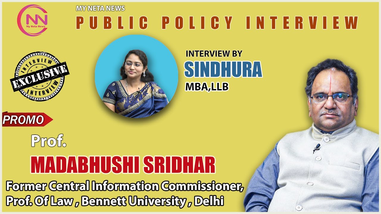 Madabhushi Sridhar || Former Central Information Commissioner || Interview Pomo