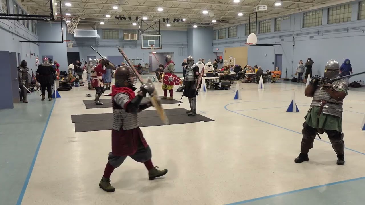 SCA Barony of Cleftlands Fight practice 2 11 26