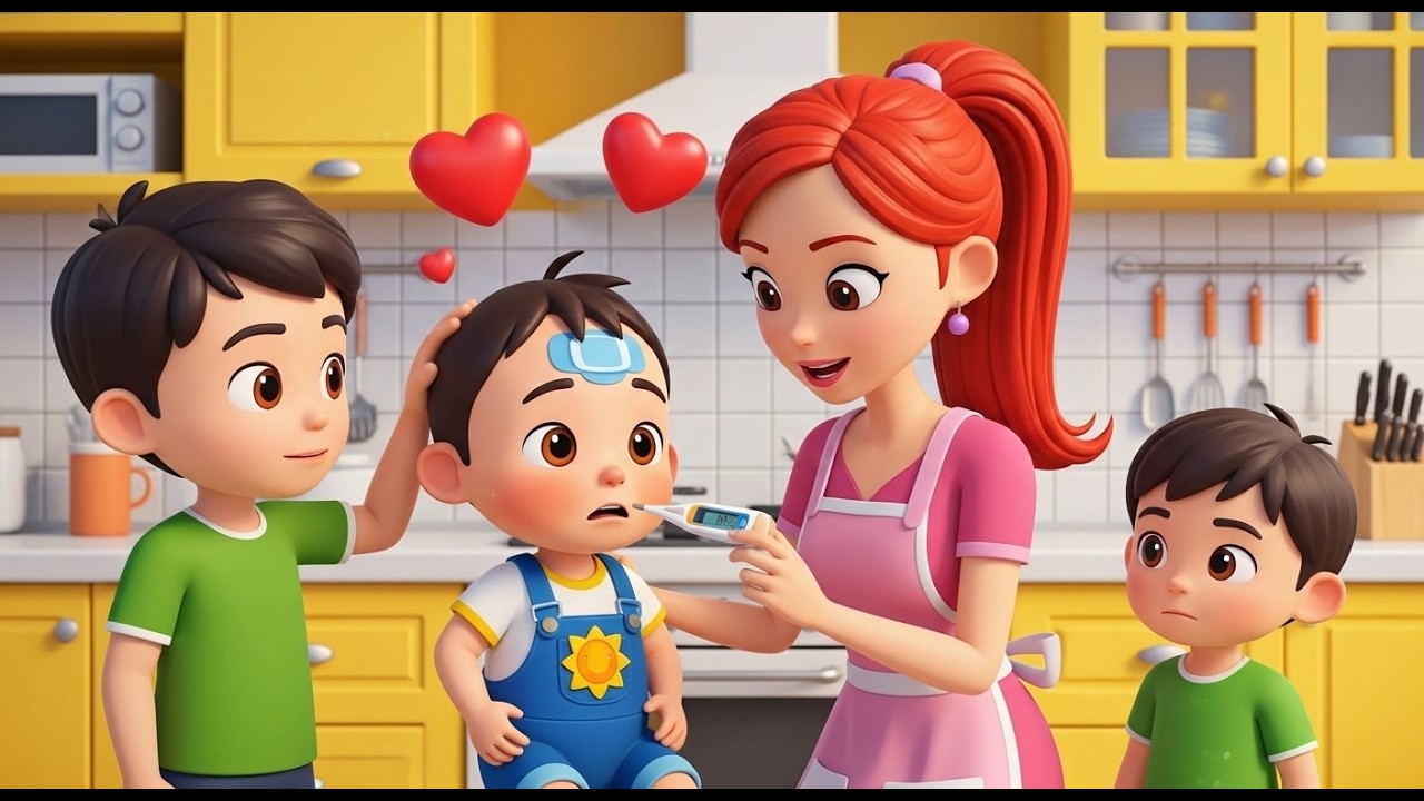 Tình Yêu Gia Đình ❤️ Khi Em Bé Bị Đau  Phim Hoạt Hình Cho Trẻ Em