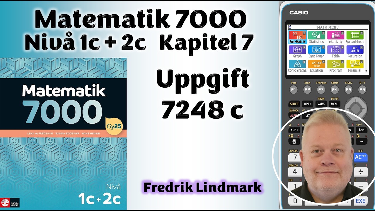 Nivå 1c + 2c Uppgift 7248 c Matematik 7000