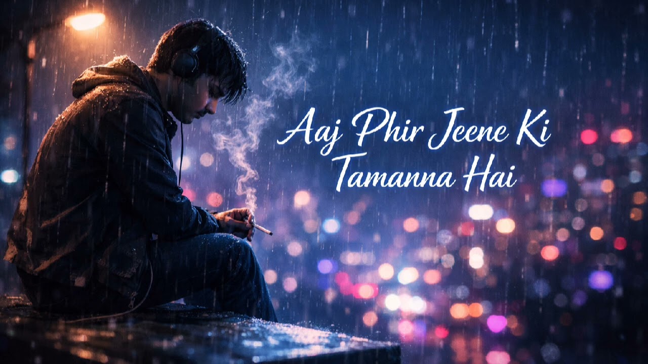 Aaj Phir Jeene Ki Tamanna Hai | Sad Lo-Fi Remix | Heart Touching Midnight Song
