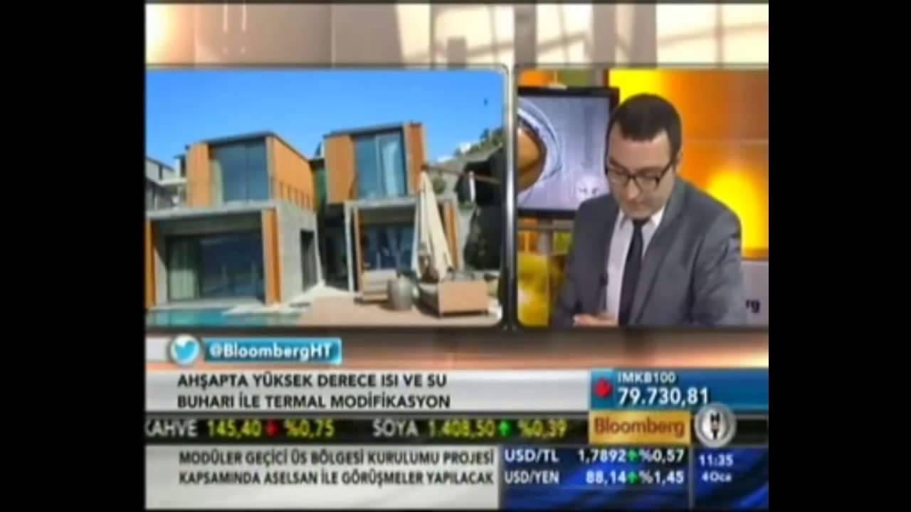Novawood Bloomberg HT'de Thermowood'u Anlatıyor - 1