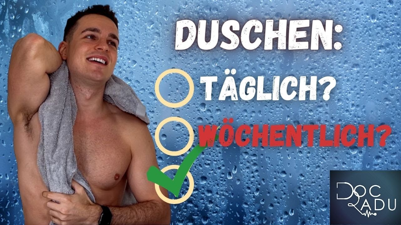 Aufh&ouml;ren zu Duschen? ⛔️ Arzt erkl&auml;rt, wie oft man duschen sollte (Keine trockene Haut mehr!)