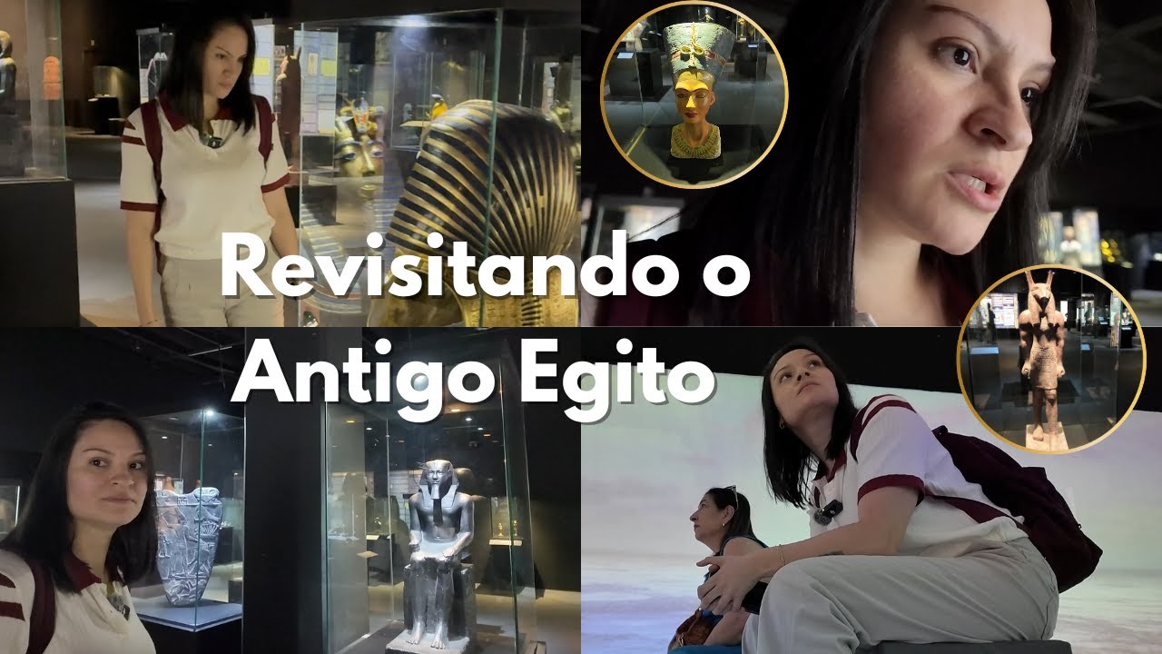 Fui em uma exposição do Antigo Egito | Vlog de passeio