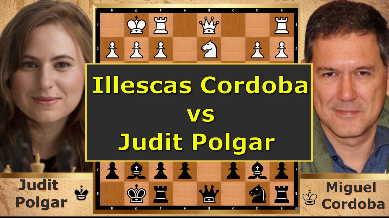 JUDIT POLGAR vs ILLESCAS – King’s Indian Counterstrike ♟️🔥 #JuditPolgar #KingsIndian #ChessLegends